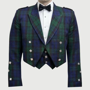 Prince Charlie Jacket & Waistcoat In Tartan-Made To Measure