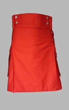 Red Utility Kilt for Women