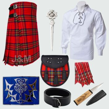 Royal Stewart Kilt Set for Men