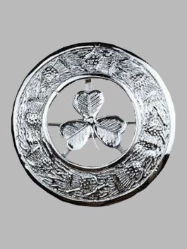 Shamrock Kilt Brooch