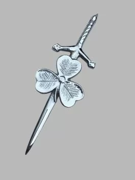 Shamrock Kilt Pin