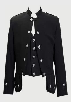 Sheriffmuir Jacket And Waistcoat Black