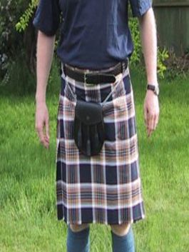 Stewart Navy Modern Tartan Kilt