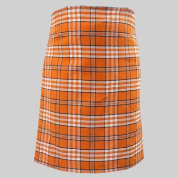 Tennessee Volunteer Orange Tartan Kilt