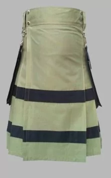 Utility Kilt With Black Straps
