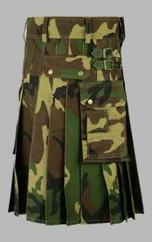 Woodland Camo Utility Kilt