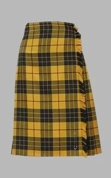 Black Stewart Tartan Kilt for Women