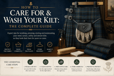 How to Wash a Kilt Safely - Complete Kilt Care Instructions