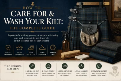 How to Wash a Kilt Safely - Complete Kilt Care Instructions